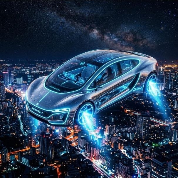 AETHEL-1 over the night city